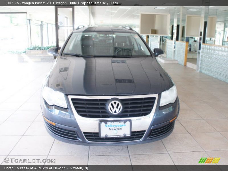 Blue Graphite Metallic / Black 2007 Volkswagen Passat 2.0T Wagon