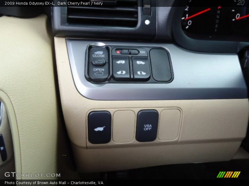 Dark Cherry Pearl / Ivory 2009 Honda Odyssey EX-L