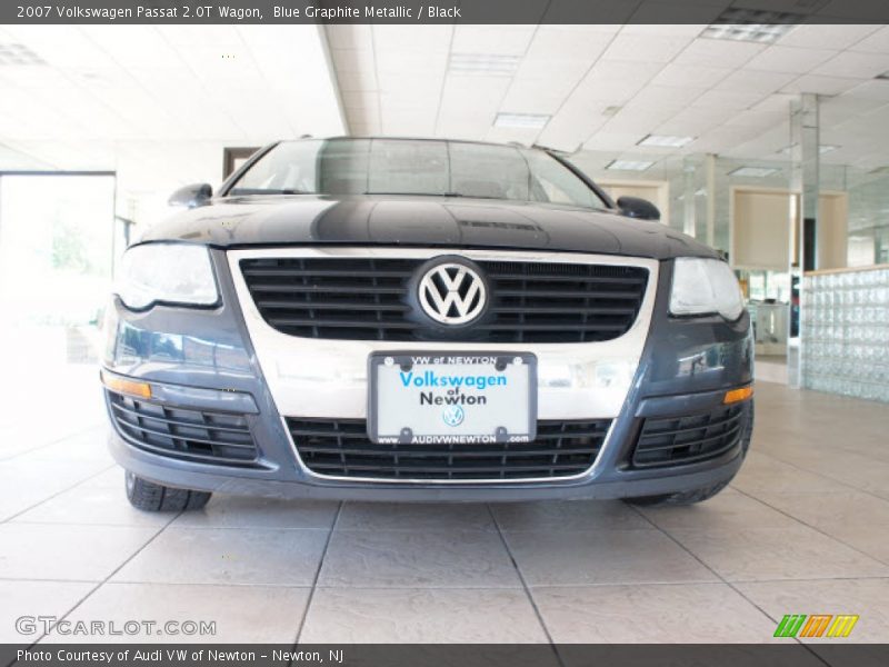 Blue Graphite Metallic / Black 2007 Volkswagen Passat 2.0T Wagon