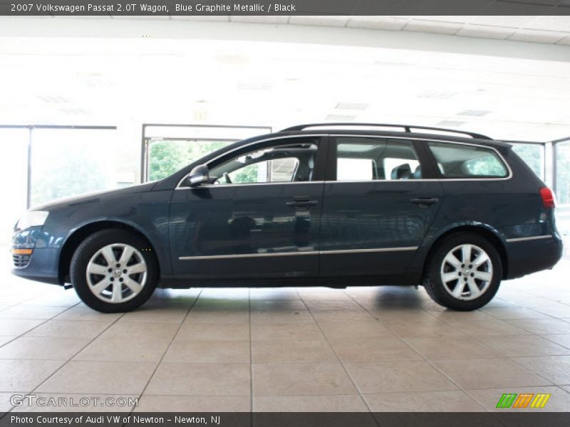 Blue Graphite Metallic / Black 2007 Volkswagen Passat 2.0T Wagon
