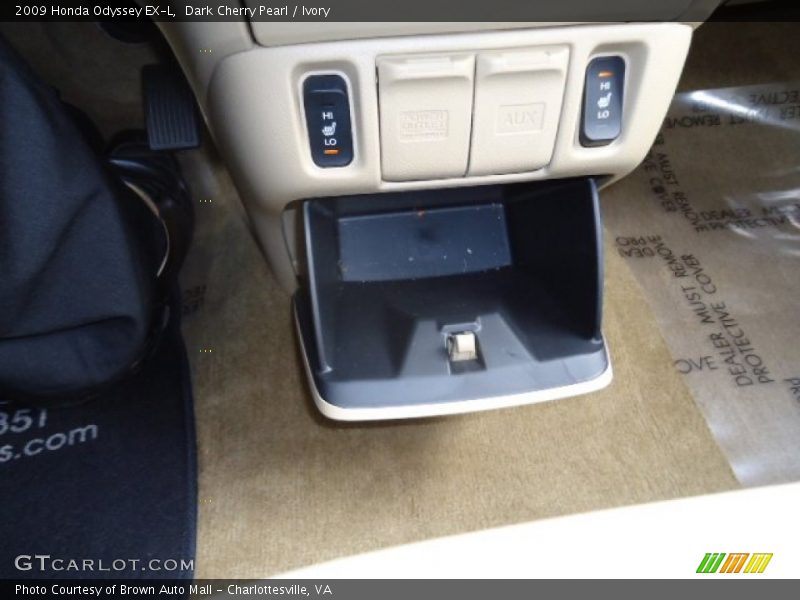 Dark Cherry Pearl / Ivory 2009 Honda Odyssey EX-L