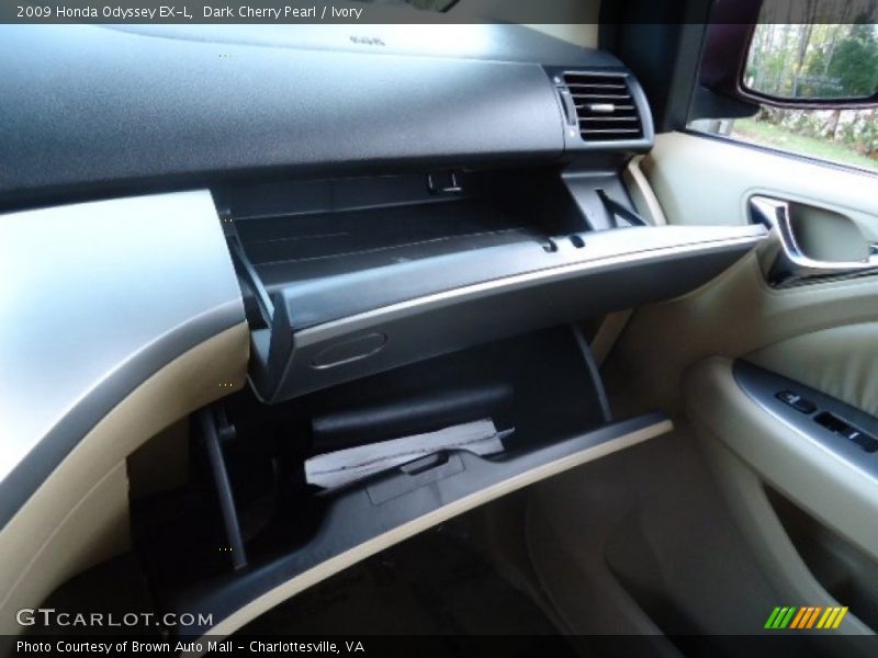 Dark Cherry Pearl / Ivory 2009 Honda Odyssey EX-L