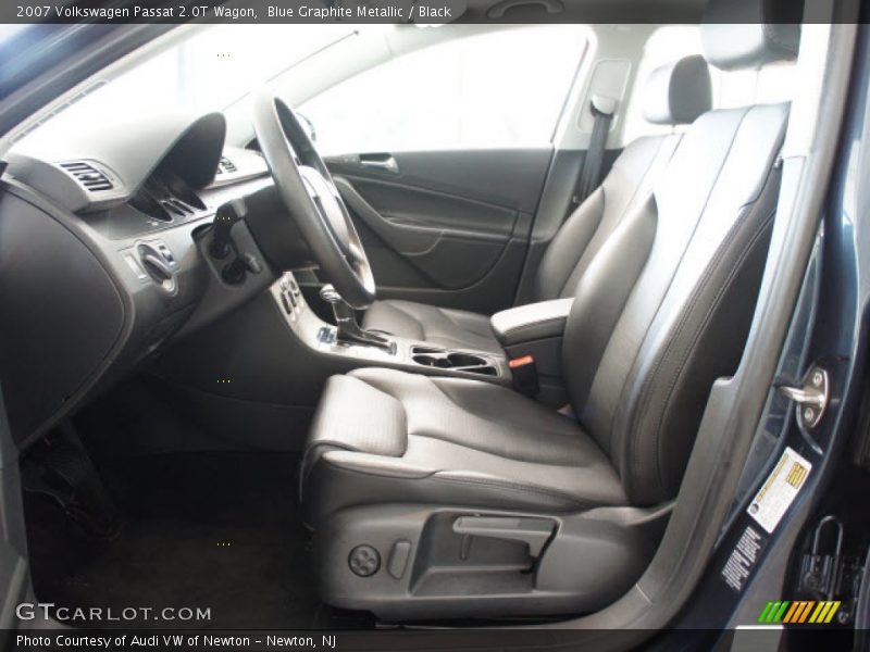 Blue Graphite Metallic / Black 2007 Volkswagen Passat 2.0T Wagon