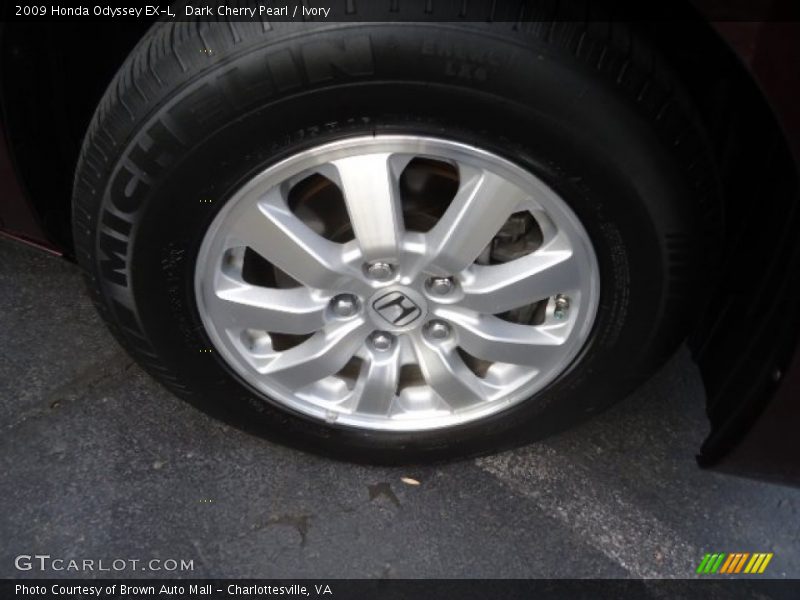 Dark Cherry Pearl / Ivory 2009 Honda Odyssey EX-L