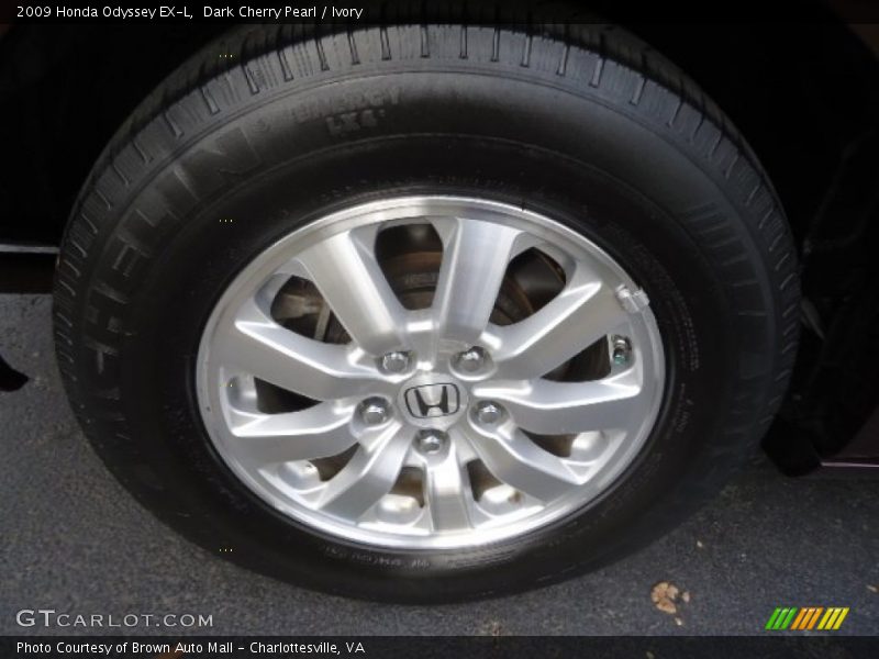 Dark Cherry Pearl / Ivory 2009 Honda Odyssey EX-L