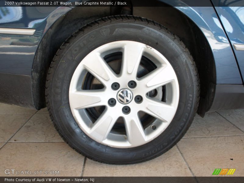 Blue Graphite Metallic / Black 2007 Volkswagen Passat 2.0T Wagon