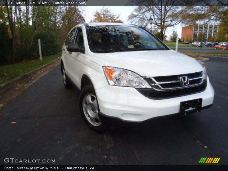 Taffeta White / Ivory 2010 Honda CR-V LX AWD
