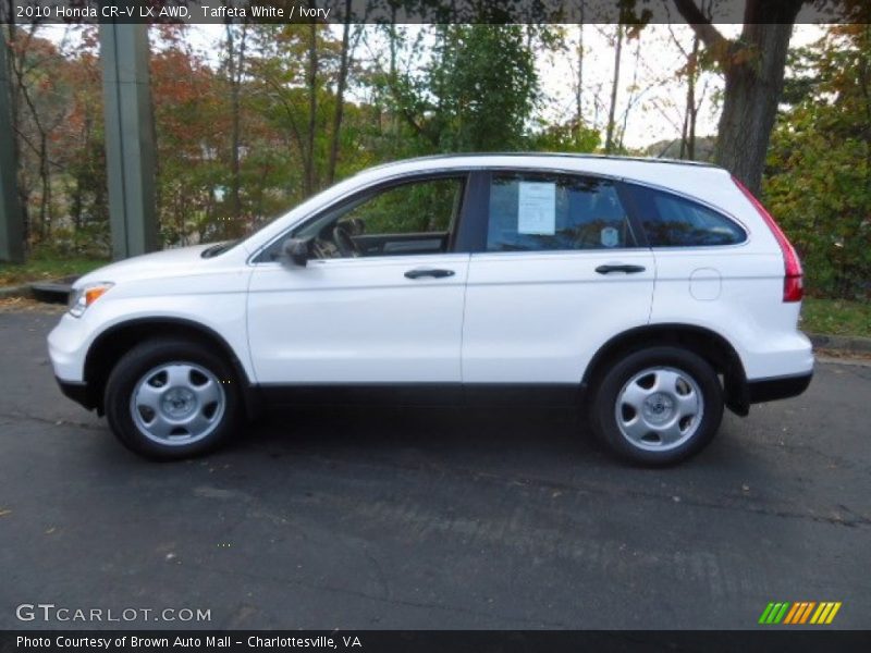 Taffeta White / Ivory 2010 Honda CR-V LX AWD