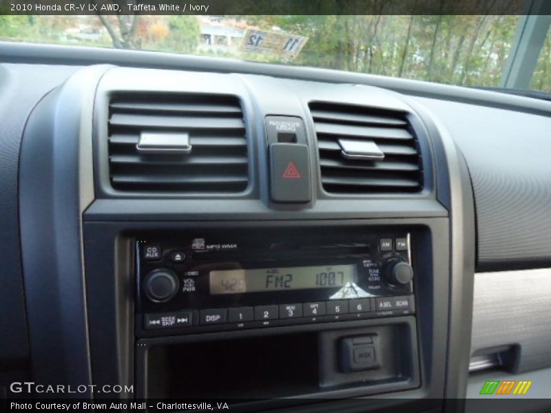 Taffeta White / Ivory 2010 Honda CR-V LX AWD