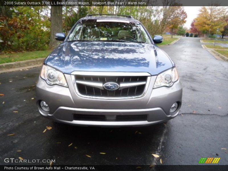 Newport Blue Pearl / Warm Ivory 2008 Subaru Outback 3.0R L.L.Bean Edition Wagon