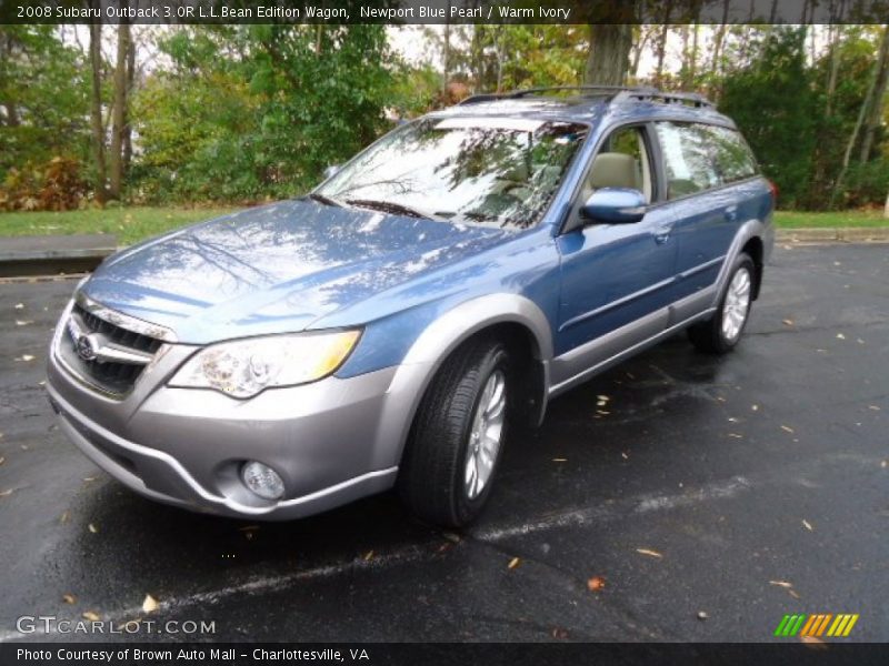 Newport Blue Pearl / Warm Ivory 2008 Subaru Outback 3.0R L.L.Bean Edition Wagon