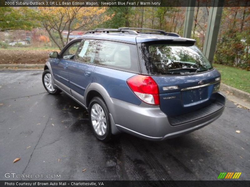 Newport Blue Pearl / Warm Ivory 2008 Subaru Outback 3.0R L.L.Bean Edition Wagon