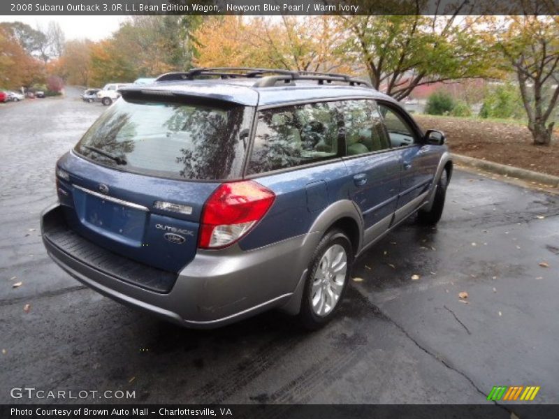 Newport Blue Pearl / Warm Ivory 2008 Subaru Outback 3.0R L.L.Bean Edition Wagon