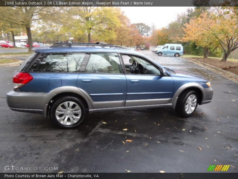 Newport Blue Pearl / Warm Ivory 2008 Subaru Outback 3.0R L.L.Bean Edition Wagon