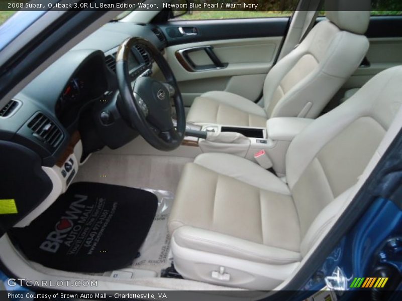 Newport Blue Pearl / Warm Ivory 2008 Subaru Outback 3.0R L.L.Bean Edition Wagon
