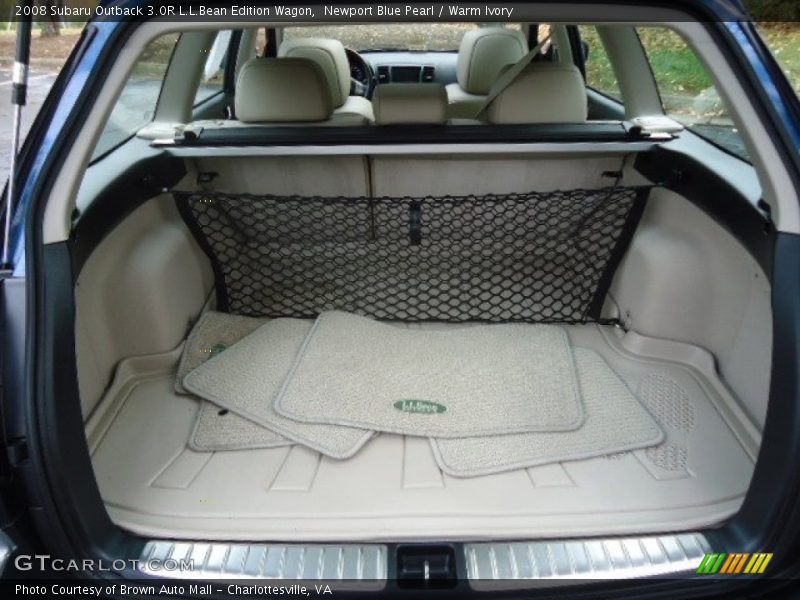 Newport Blue Pearl / Warm Ivory 2008 Subaru Outback 3.0R L.L.Bean Edition Wagon