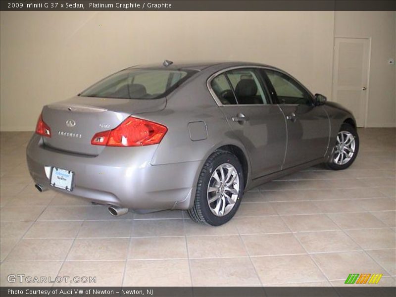 Platinum Graphite / Graphite 2009 Infiniti G 37 x Sedan