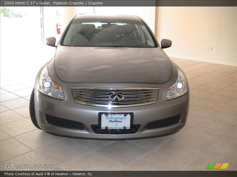Platinum Graphite / Graphite 2009 Infiniti G 37 x Sedan