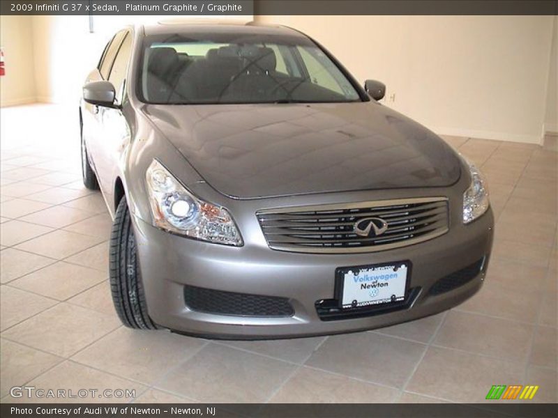 Platinum Graphite / Graphite 2009 Infiniti G 37 x Sedan