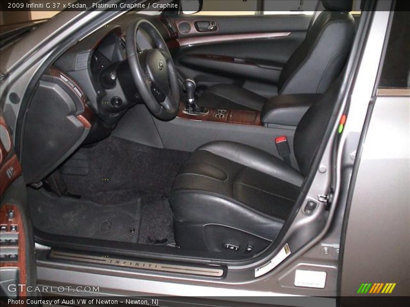 Platinum Graphite / Graphite 2009 Infiniti G 37 x Sedan