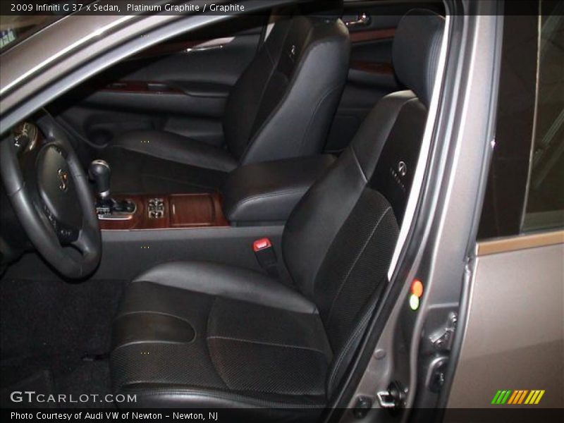 Platinum Graphite / Graphite 2009 Infiniti G 37 x Sedan