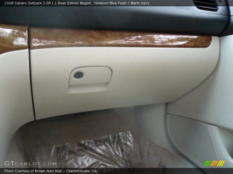 Newport Blue Pearl / Warm Ivory 2008 Subaru Outback 3.0R L.L.Bean Edition Wagon