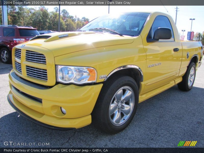 Solar Yellow / Dark Slate Gray 2004 Dodge Ram 1500 SLT Rumble Bee Regular Cab