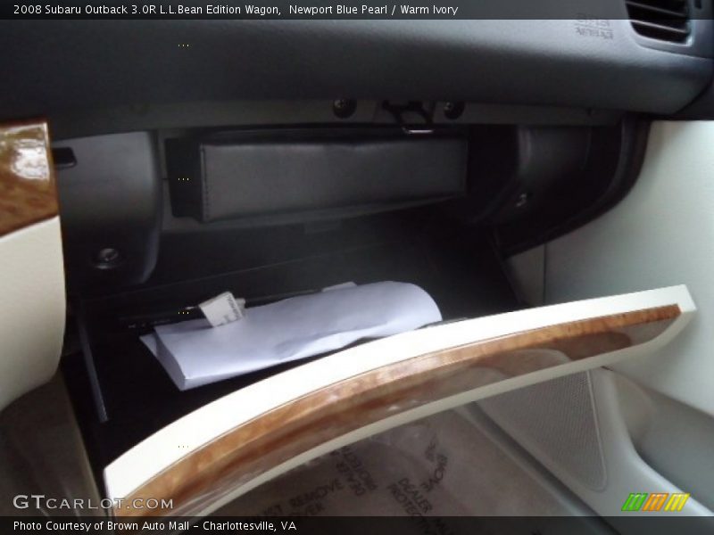 Newport Blue Pearl / Warm Ivory 2008 Subaru Outback 3.0R L.L.Bean Edition Wagon