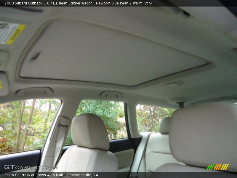 Newport Blue Pearl / Warm Ivory 2008 Subaru Outback 3.0R L.L.Bean Edition Wagon