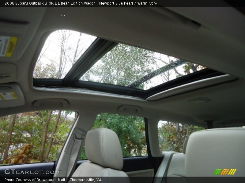 Newport Blue Pearl / Warm Ivory 2008 Subaru Outback 3.0R L.L.Bean Edition Wagon