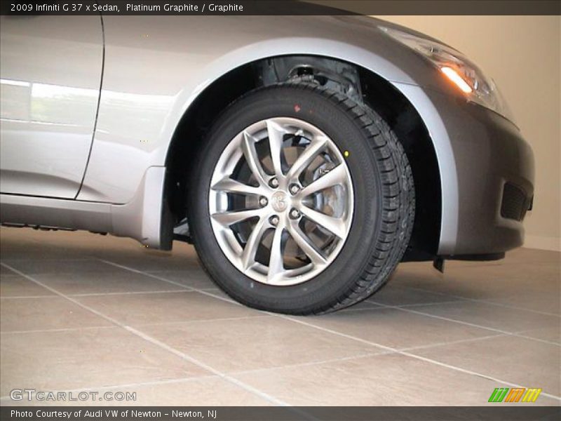 Platinum Graphite / Graphite 2009 Infiniti G 37 x Sedan