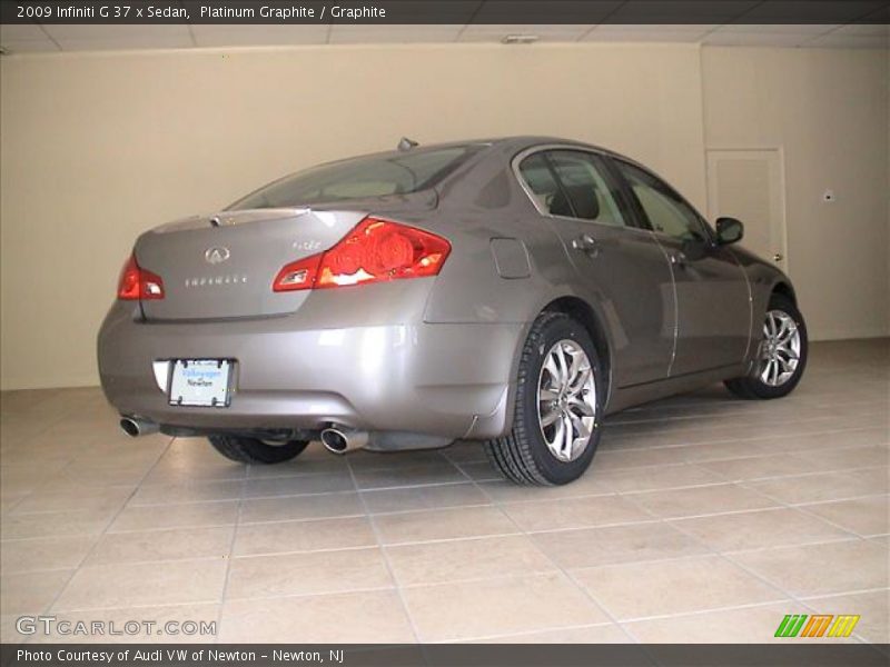 Platinum Graphite / Graphite 2009 Infiniti G 37 x Sedan