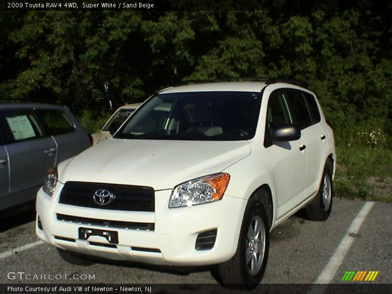Super White / Sand Beige 2009 Toyota RAV4 4WD
