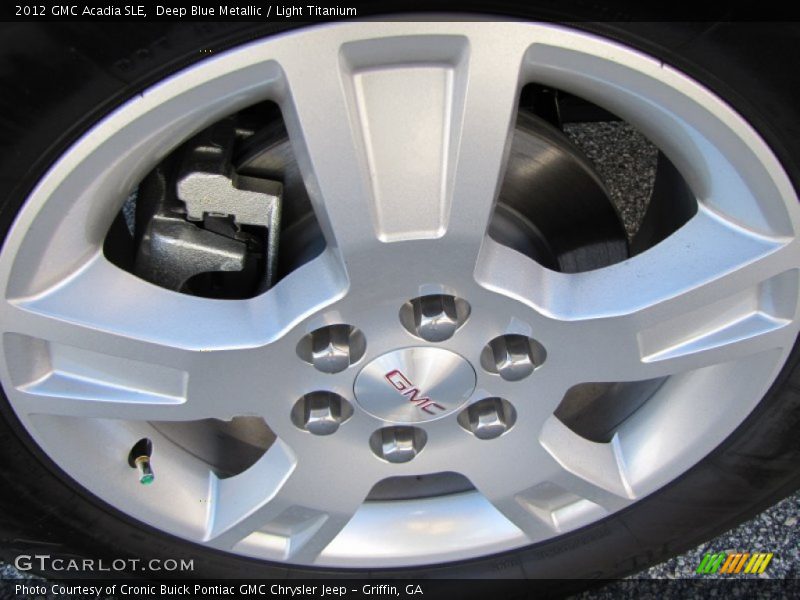 Deep Blue Metallic / Light Titanium 2012 GMC Acadia SLE