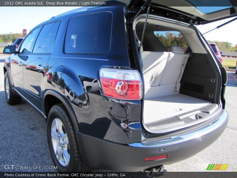 Deep Blue Metallic / Light Titanium 2012 GMC Acadia SLE