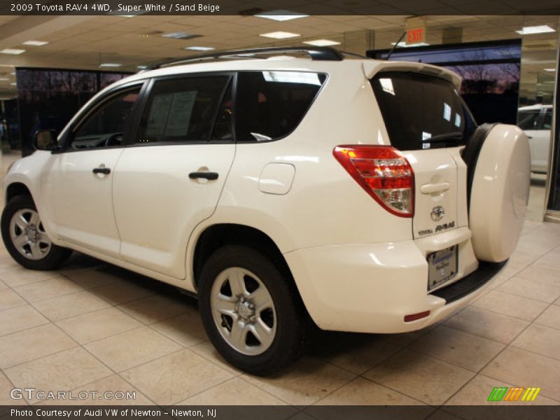 Super White / Sand Beige 2009 Toyota RAV4 4WD