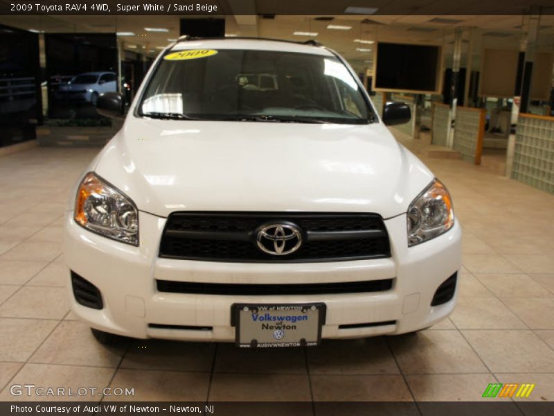 Super White / Sand Beige 2009 Toyota RAV4 4WD