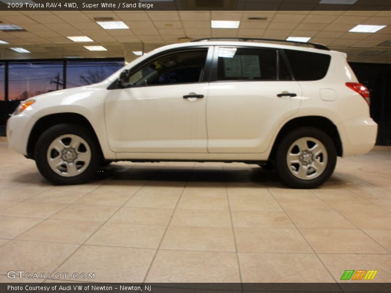 Super White / Sand Beige 2009 Toyota RAV4 4WD