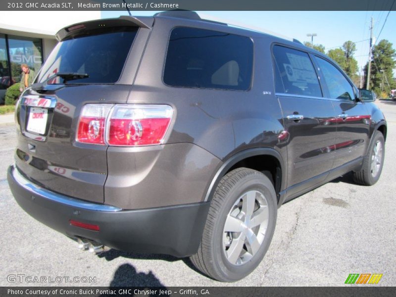 Medium Brown Metallic / Cashmere 2012 GMC Acadia SLT
