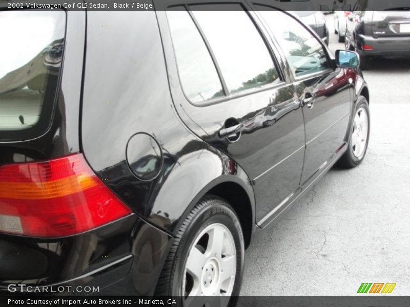 Black / Beige 2002 Volkswagen Golf GLS Sedan