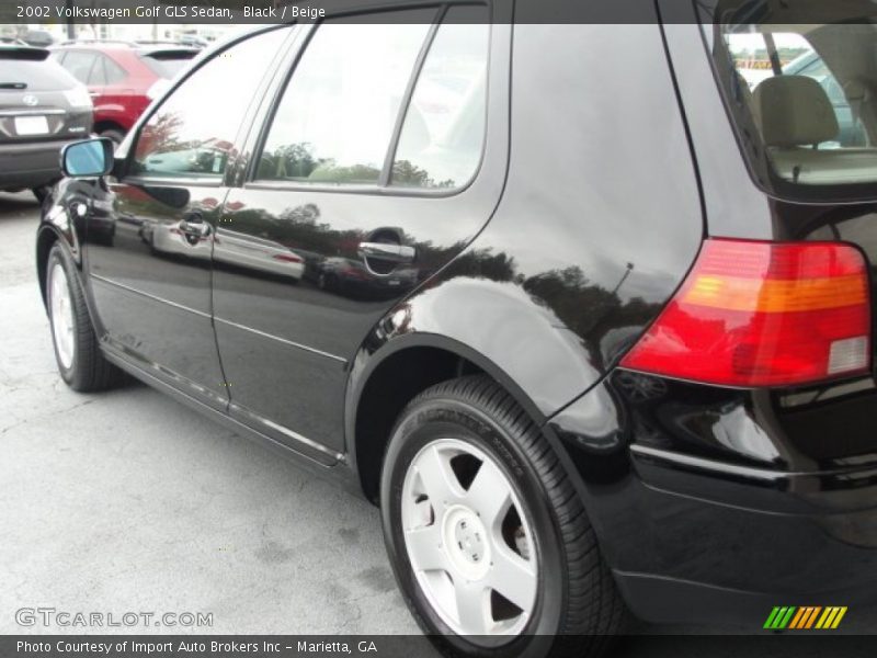 Black / Beige 2002 Volkswagen Golf GLS Sedan