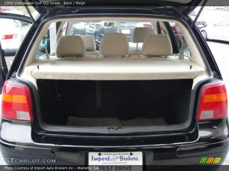 Black / Beige 2002 Volkswagen Golf GLS Sedan