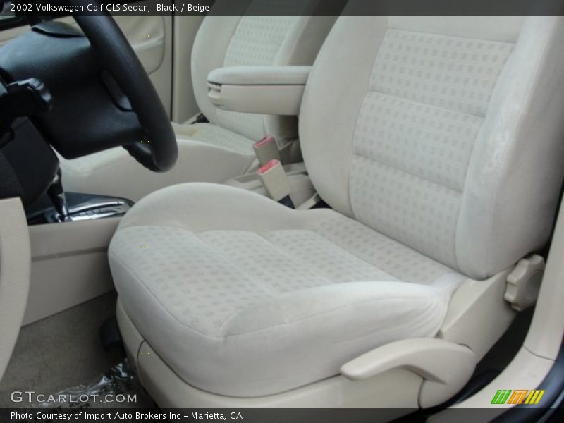 Black / Beige 2002 Volkswagen Golf GLS Sedan