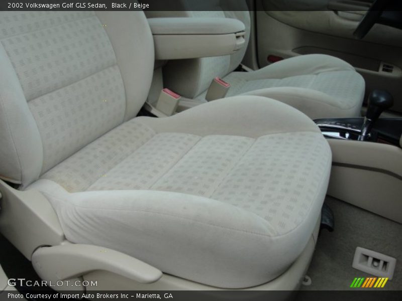 Black / Beige 2002 Volkswagen Golf GLS Sedan
