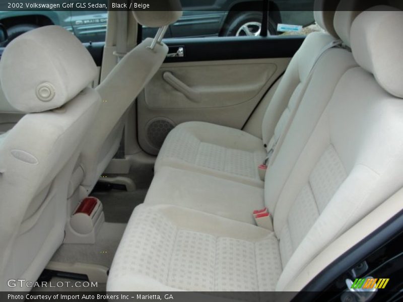 Black / Beige 2002 Volkswagen Golf GLS Sedan