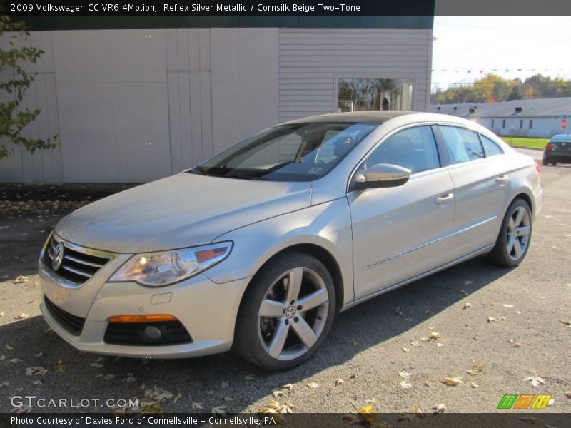 Reflex Silver Metallic / Cornsilk Beige Two-Tone 2009 Volkswagen CC VR6 4Motion