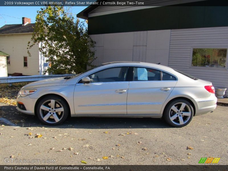 Reflex Silver Metallic / Cornsilk Beige Two-Tone 2009 Volkswagen CC VR6 4Motion