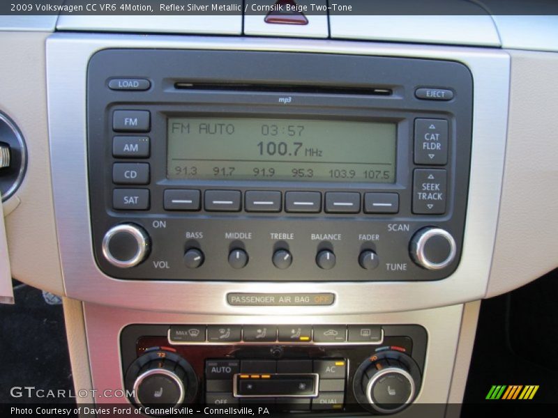 Audio System of 2009 CC VR6 4Motion
