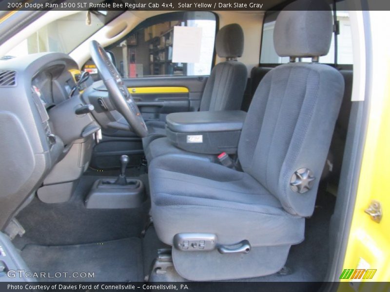  2005 Ram 1500 SLT Rumble Bee Regular Cab 4x4 Dark Slate Gray Interior