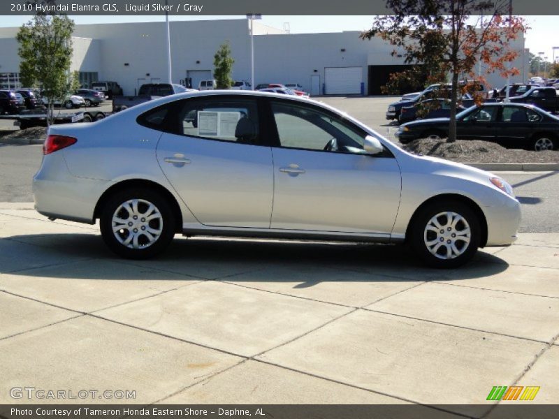 Liquid Silver / Gray 2010 Hyundai Elantra GLS